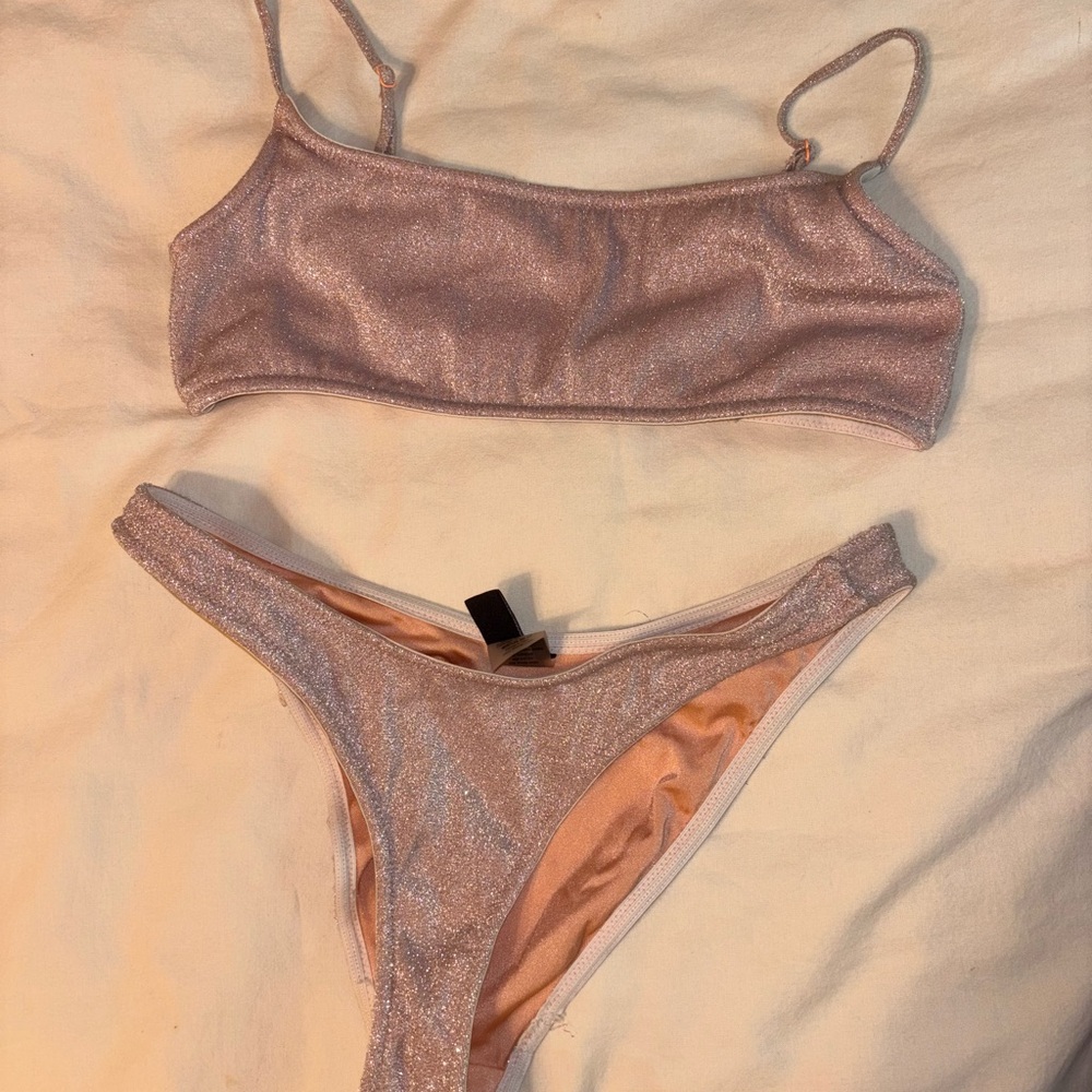 Triangl Pink Bikini Set